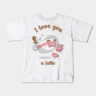 I love you a latte Kids T-Shirt